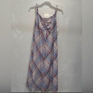 Liz Lange Plaid Maternity Dress